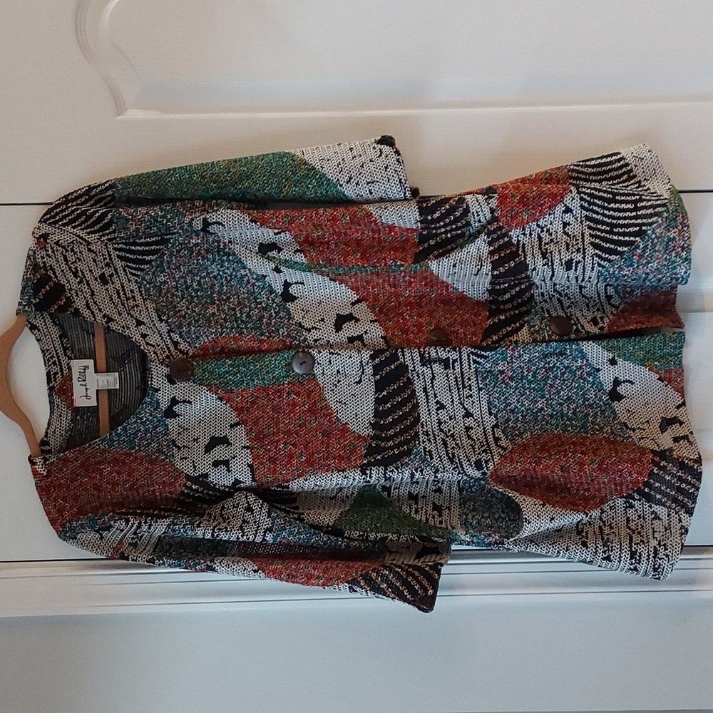 Joseph Ribkoff Colorful Patterned Jacket